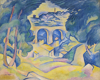 The Viaduct at L'Estaque III (1907-1908) Georges Braque